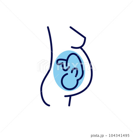Pregnancy related vector icon. Pregnancy related vector icon. 104341495