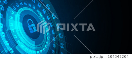 Cybersecurity and information or network protection. Future technology web services for business and internet project Cybersecurity and information or network protection. Future technology web services for business and internet project 104343204