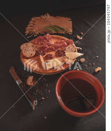 Rustic food and drink Rustic food and drink 104345797
