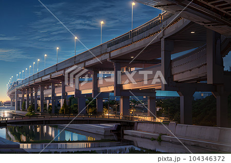 ジャンクションのイラスト素材 [104346372] PIXTA