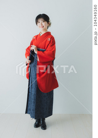 袴　卒業式　二尺袖 104349160