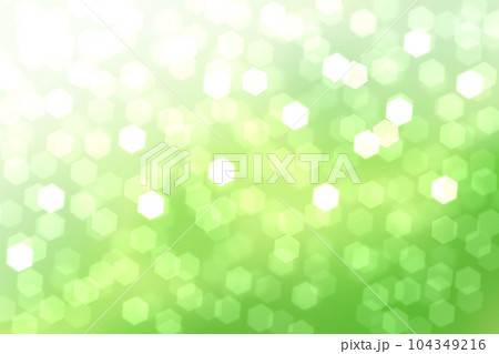 ライトグリーンのウェーブ（背景素材）  104349216