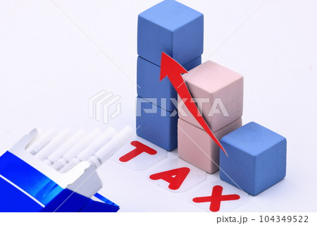 タバコ税・増税のイメージ タバコ税・増税のイメージ 104349522