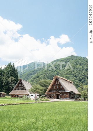 五箇山・菅沼合掌造り集落（夏） 104349916