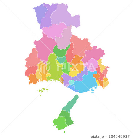 兵庫県と市町村地図 104349937
