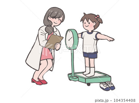 体重測定 104354408