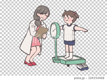 体重測定 104354408