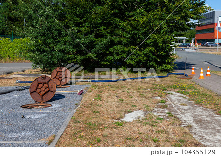 checking of sewage works checking of sewage works 104355129