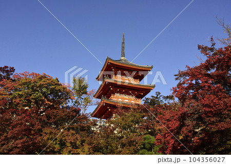 清水寺　三重塔 104356027