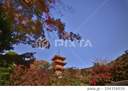 清水寺 三重塔 清水寺 三重塔 104356030