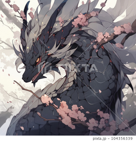 龍と女の子のアニメ調イラスト「AI生成画像」 龍と女の子のアニメ調イラスト「AI生成画像」 104356339