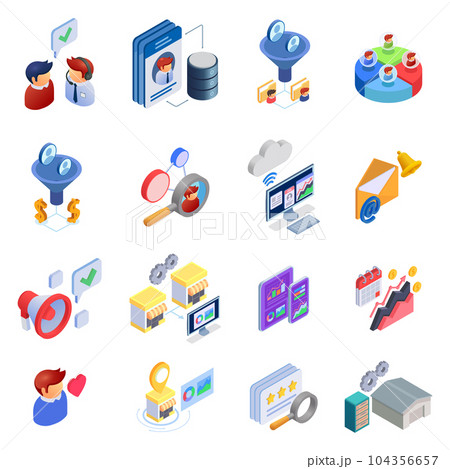 CRM Isometric Set 104356657
