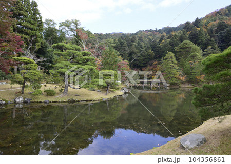 修学院離宮 上離宮 紅葉 修学院離宮 上離宮 紅葉 104356861