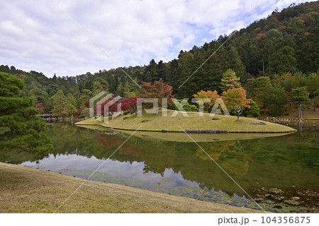 修学院離宮 上離宮 紅葉 修学院離宮 上離宮 紅葉 104356875