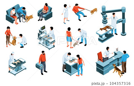 Veterinary Isometric Set 104357316