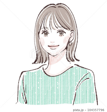女性のイラスト素材 104357796