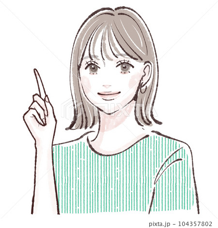 女性のイラスト素材 女性のイラスト素材 104357802