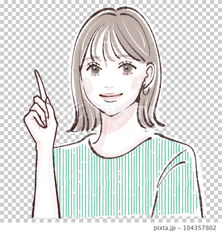 女性のイラスト素材 女性のイラスト素材 104357802