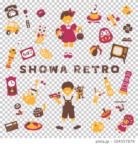 昭和復古剪紙 104357879