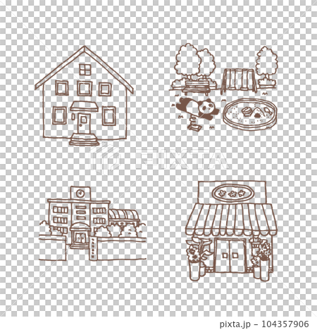 店舗イラスト 104357906