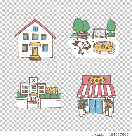 店舗イラスト 104357907