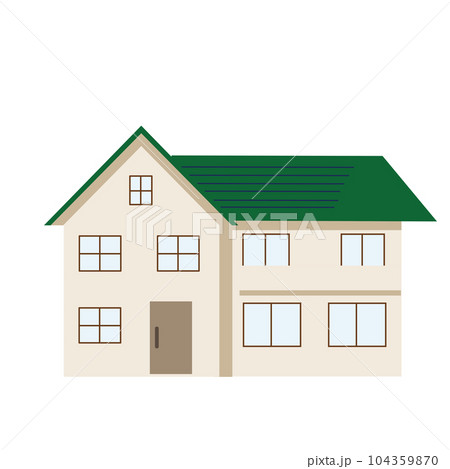 緑の屋根の大きい家 緑の屋根の大きい家 104359870