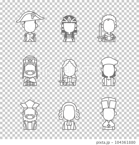 世界史アイコン集 104361880