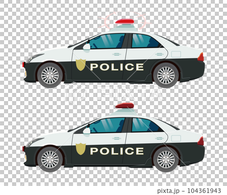 パトカーのイラスト 104361943