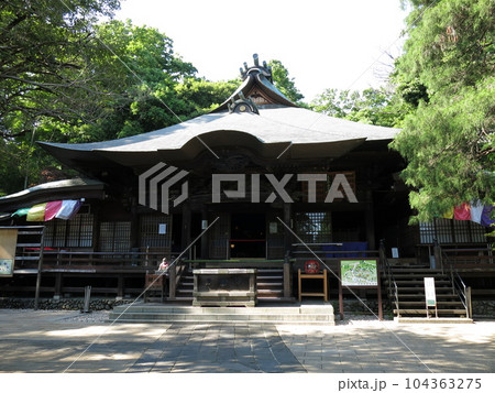 調布市の深大寺にある元三大師堂 調布市の深大寺にある元三大師堂 104363275