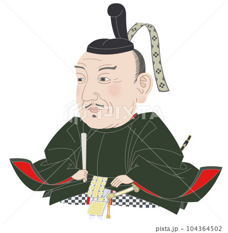 酒井忠次 肖像画デフォルメ 酒井忠次 肖像画デフォルメ 104364502