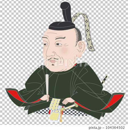 酒井忠次 肖像画デフォルメ 酒井忠次 肖像画デフォルメ 104364502