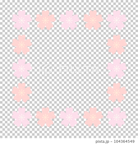 pale pastel pink cherry blossom frame pale pastel pink cherry blossom frame 104364549
