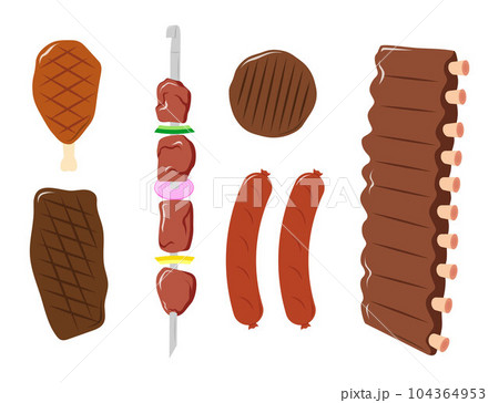 Barbecue meat 104364953