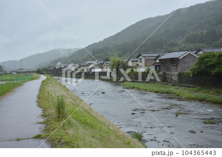 【兵庫県佐用町】平福の町並み 【兵庫県佐用町】平福の町並み 104365443