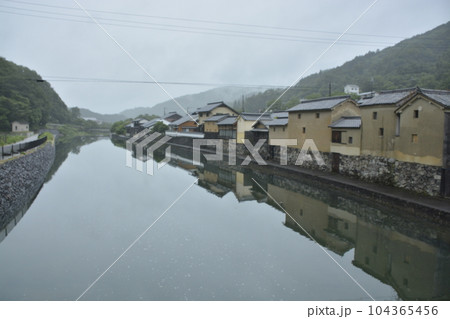 【兵庫県佐用町】平福の町並み 【兵庫県佐用町】平福の町並み 104365456