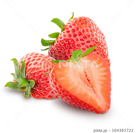 Strawberries isolated on white background Strawberries isolated on white background 104365722