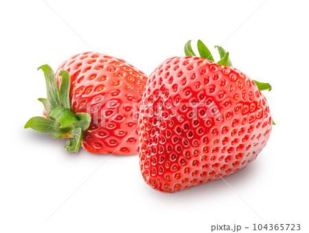 Strawberries isolated on white background 104365723