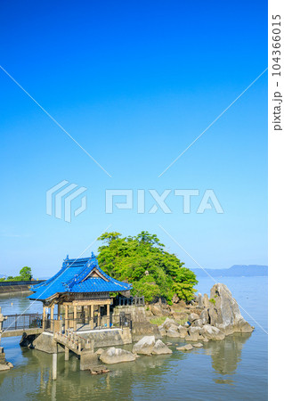 初夏の水島・龍神社 熊本県八代市 初夏の水島・龍神社 熊本県八代市 104366015