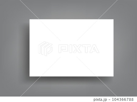white rectangle board banner with shadow white rectangle board banner with shadow 104366788
