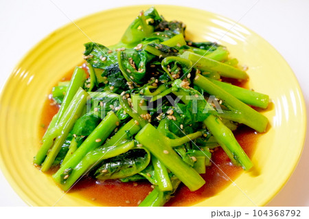 ツルムラサキの炒め物 ツルムラサキの炒め物 104368792