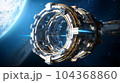 航行中のリング型宇宙船 航行中のリング型宇宙船 104368860