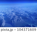 北極上空を飛行した時に見えた景色 104371609