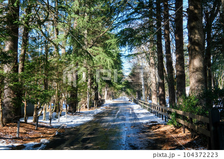 福島県　二本松市　冬　岳温泉　まちなか散策コース 104372223
