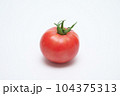 トマト1個　白バック 104375313