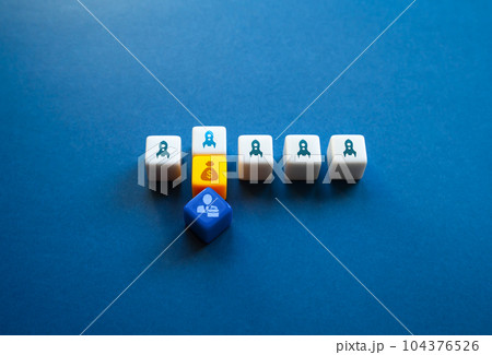 An investor invests in the successful launch of a startup. Choose a promising project and not lose investments. Explore new frontiers, conquer scientific challenges. New space race. An investor invests in the successful launch of a startup. Choose a promising project and not lose investments. Explore new frontiers, conquer scientific challenges. New space race. 104376526