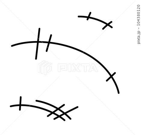 賑やかさを表現した漫画の効果 104380120