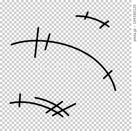 賑やかさを表現した漫画の効果 104380120