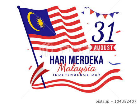 Malaysia Independence Day Vector Illustration on 31 August with Waving Flag in National Holiday Flat Cartoon Hand Drawn Background Templates Malaysia Independence Day Vector Illustration on 31 August with Waving Flag in National Holiday Flat Cartoon Hand Drawn Background Templates 104382407