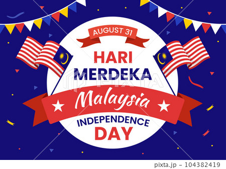 Malaysia Independence Day Vector Illustration on 31 August with Waving Flag in National Holiday Flat Cartoon Hand Drawn Background Templates Malaysia Independence Day Vector Illustration on 31 August with Waving Flag in National Holiday Flat Cartoon Hand Drawn Background Templates 104382419