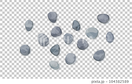 小石のイラスト 104382589